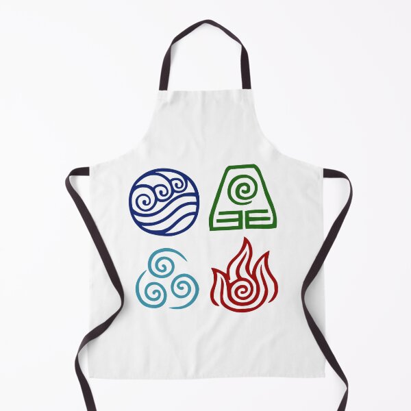 Aperçu de l'œuvre Avatar Les symboles des quatre éléments Tattoo Hydro Stickers créée et vendue par Chillygraphics.