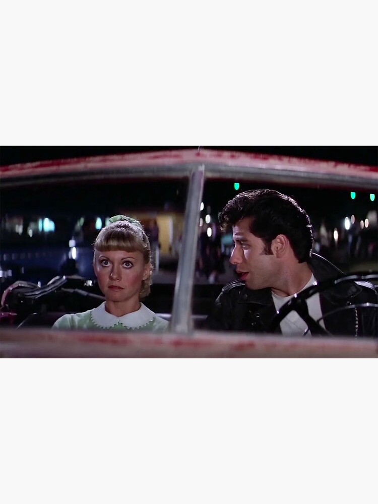 "Sandy and Danny Grease Car Scene" Poster for Sale by sp1001072 Redbubble