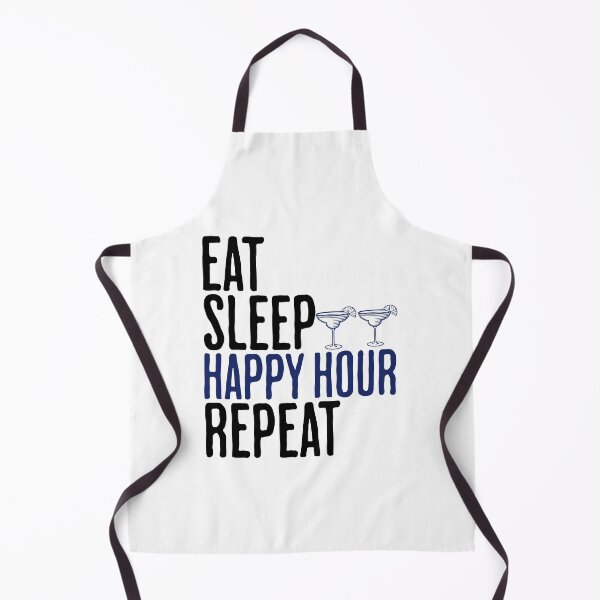 Item preview, Eat Sleep Happy Hour Repeat - Funny Alcohol Humor designed and sold by AlanPhotoArt.