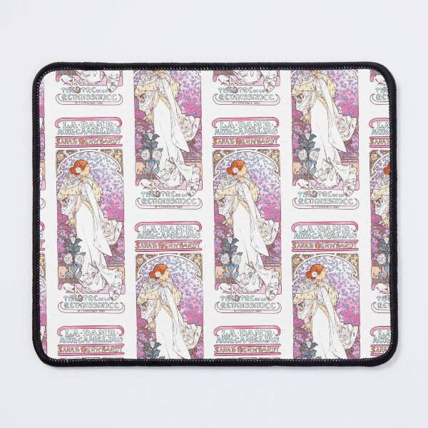 Item preview, The Lady of the Camellias- La Dame Aux Camélias -Alphonse Mucha -Art Nouveau Mucha -Vintage Alphonse Woman Nouveau designed and sold by TeeARTHY.