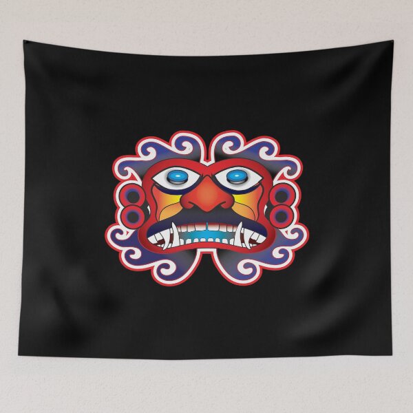 Item preview, Aztec Mayan Sun God Face designed and sold by signsandsymbols.