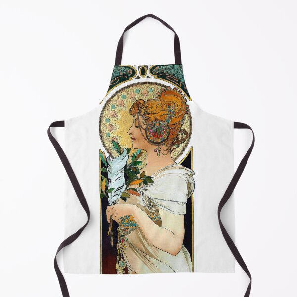 Item preview, La Plume-Alphonse Mucha -Art Nouveau Mucha -Vintage Alphonse Woman Nouveau designed and sold by TeeARTHY.