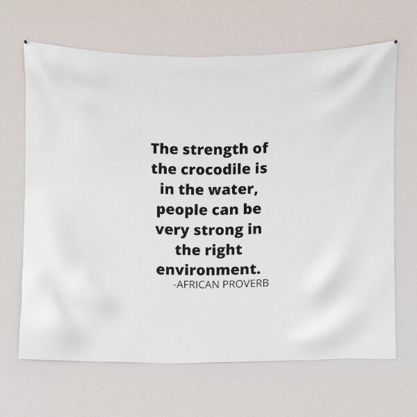 Item preview, African proverb- strength designed and sold by AfricanProverbs.
