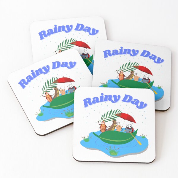 Item preview, Rainy Day (Funny Bugs) designed and sold by Elvira Hyvönen.