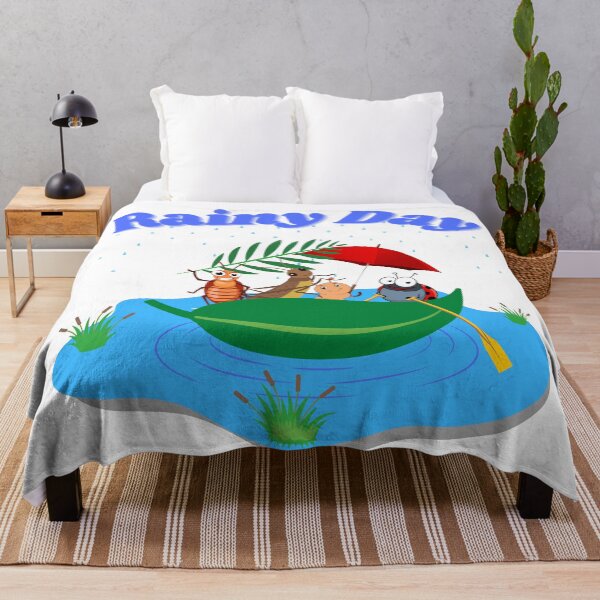 Item preview, Rainy Day (Funny Bugs) designed and sold by Elvira Hyvönen.