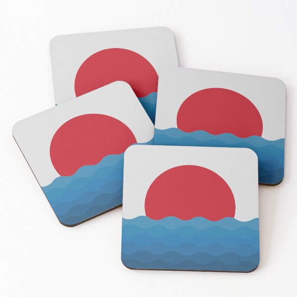 Item preview, Sea and Red Sun designed and sold by Karlsefni.