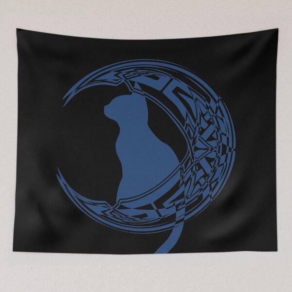 Item preview, Blue Celtic Water Moon Cat | Kitten designed and sold by Depic Spirit.