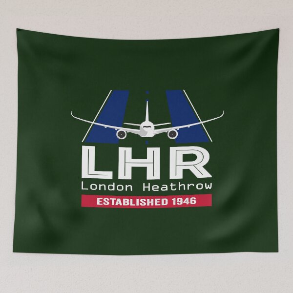 Item preview, LHR London Heathrow Airport UK - Plane Design designed and sold by FouDeeziner.