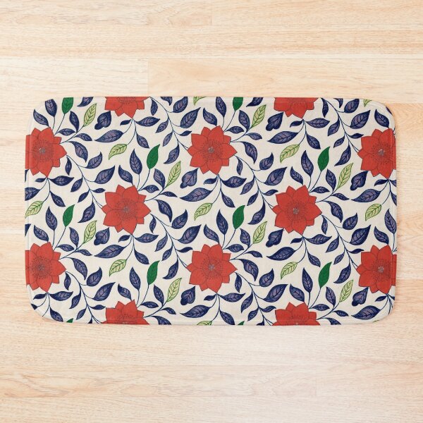 Item preview, Chinese Red Floral Pattern – Feng Shui designed and sold by FengShuiLounge.