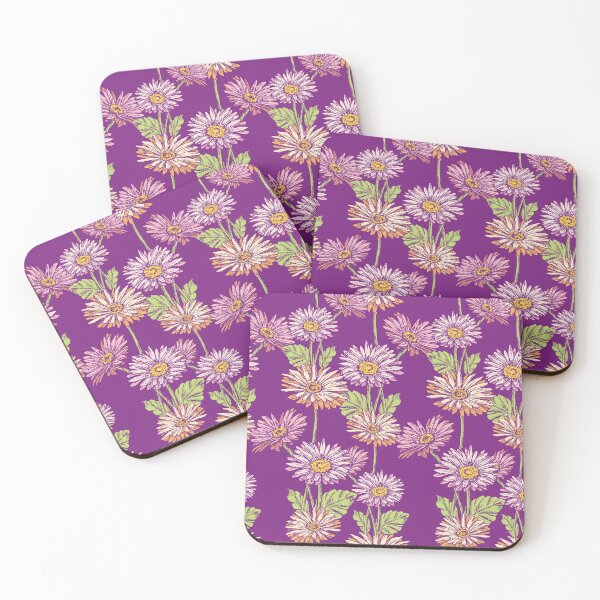 Item preview, Floral on Purple designed and sold by pugmom4.