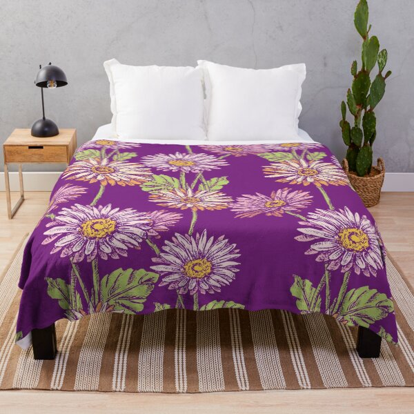 Item preview, Floral on Purple designed and sold by pugmom4.
