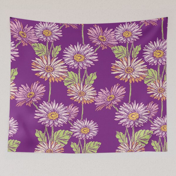 Item preview, Floral on Purple designed and sold by pugmom4.