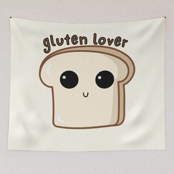 Item preview, Gluten Lover Cute Bread Loaf designed and sold by Pink Ribbon.