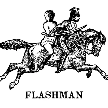 Artwork thumbnail, Flashman Rides by LordNeckbeard