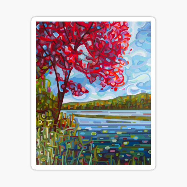 Lady in Red - Mandy Budan Sticker