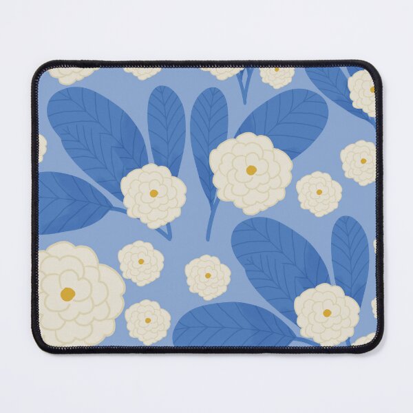 Item preview, Elegant Blue and White Floral designed and sold by pugmom4.