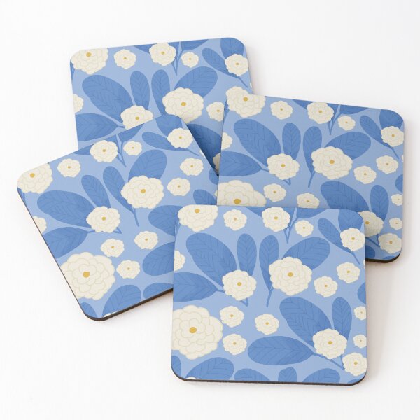 Item preview, Elegant Blue and White Floral designed and sold by pugmom4.