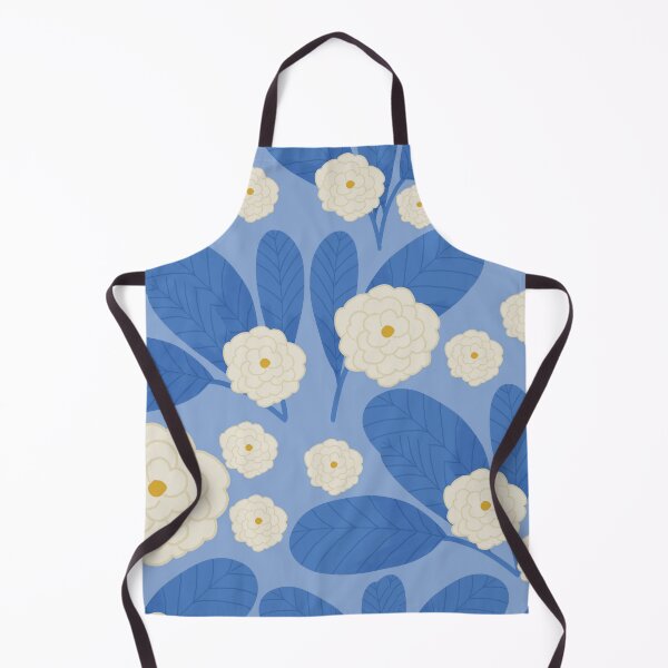 Item preview, Elegante floral azul y blanco. designed and sold by pugmom4.