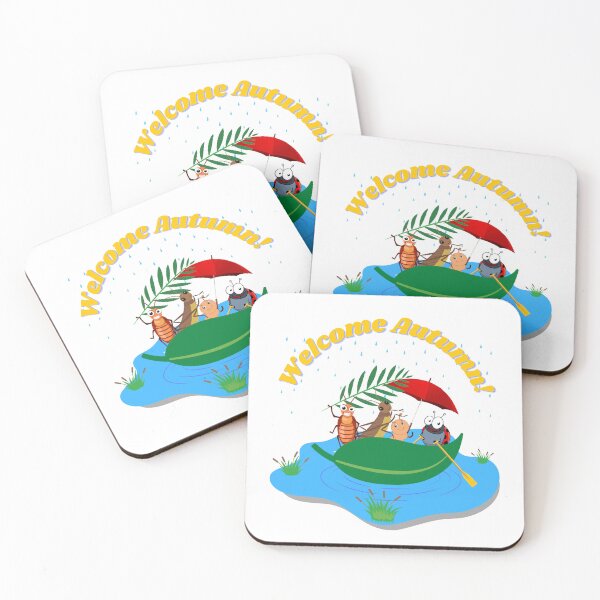 Item preview, Welcome Autumn (Funny Bugs) designed and sold by Elvira Hyvönen.