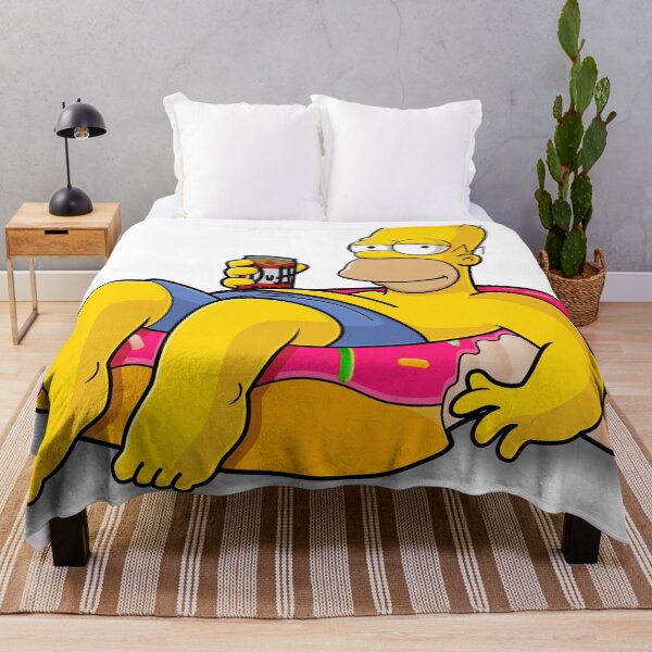 HOMER SIMPSON Fleecedecke