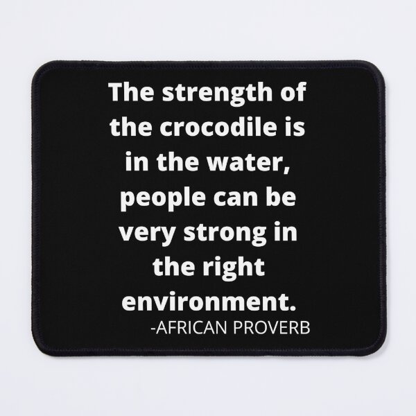 Item preview, African proverb- find strength designed and sold by AfricanProverbs.