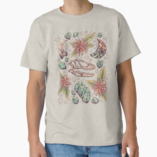 Item preview, Deinonychus Dreams | Dinosaur Botanical Art designed and sold by OMEGAFAUNA.