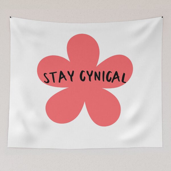 Item preview, Stay Cynical Simple Peach Flower designed and sold by Pink Ribbon.