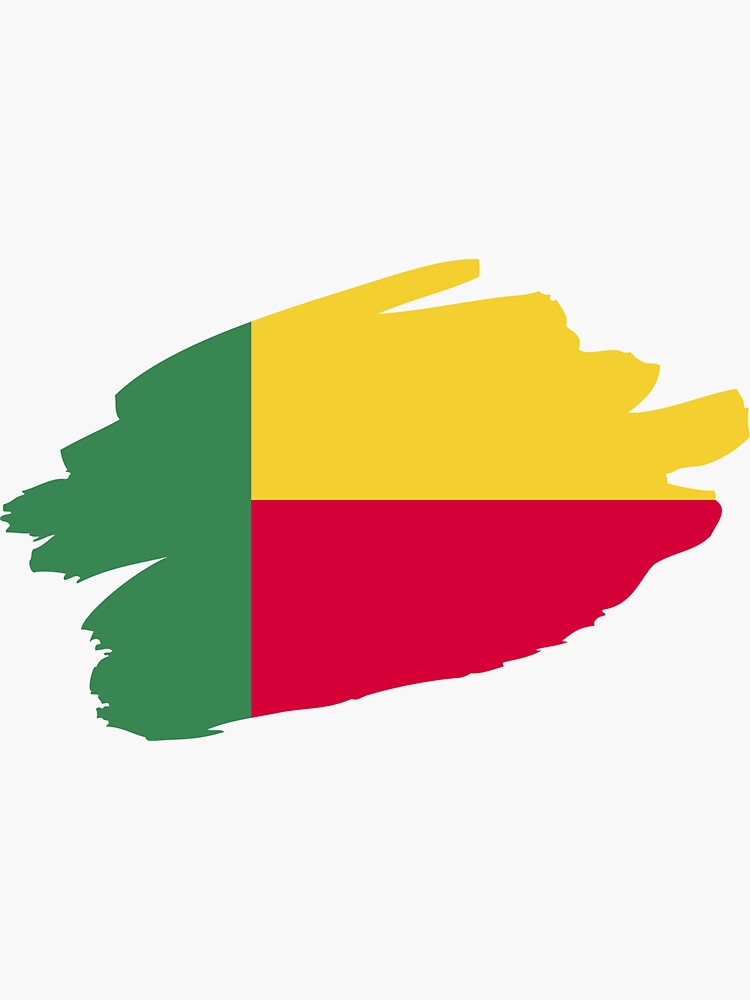 Flag Of Benin Beninese Flag Sticker For Sale By Iloveflags Redbubble 5854