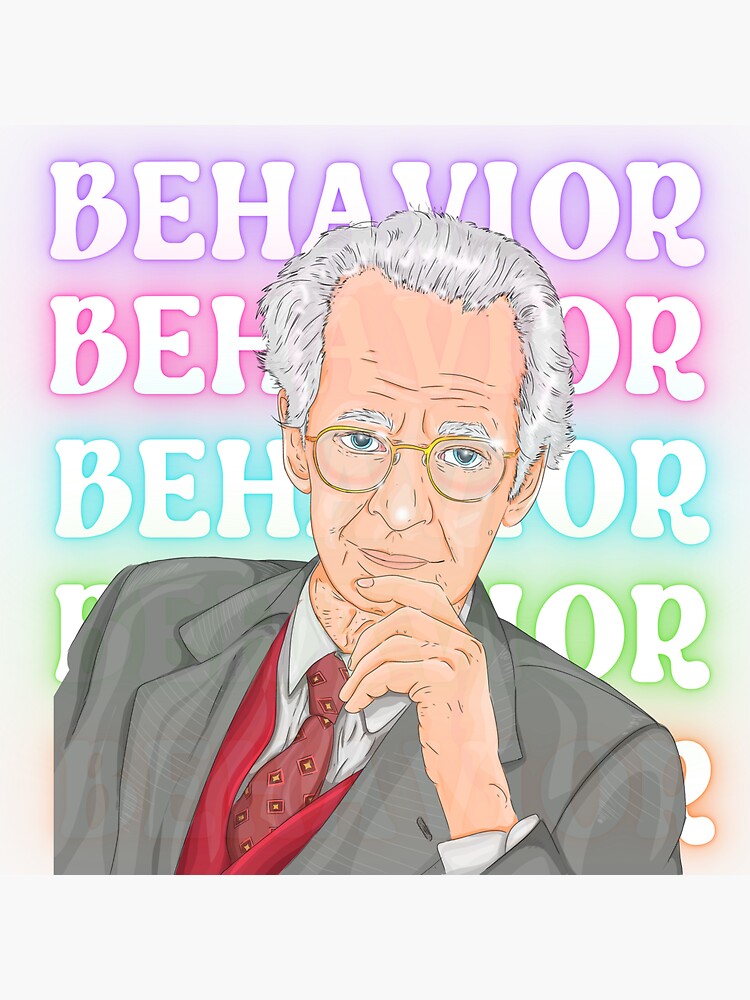 "Skinner Applied Behavior Analysis Behavior " Sticker for Sale by ...