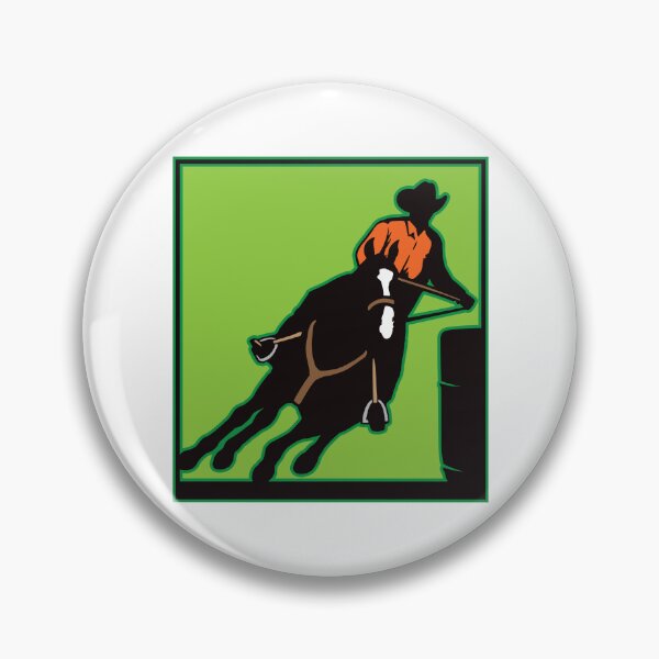 Artikelvorschau, Cowboy Barrel Racing entworfen und verkauft von Sabin Artworks.