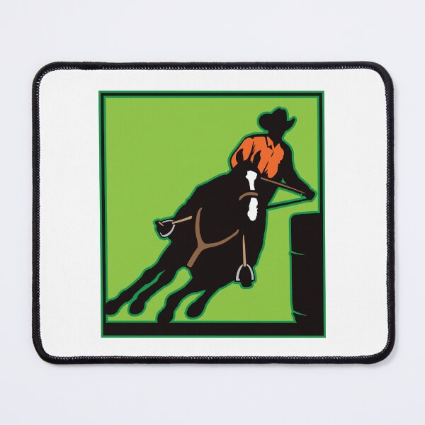 Artikelvorschau, Cowboy Barrel Racing entworfen und verkauft von Sabin Artworks.