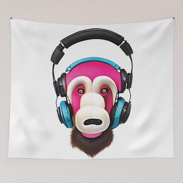 Item preview, Monkey headphone /Monkey Business designed and sold by ralick.
