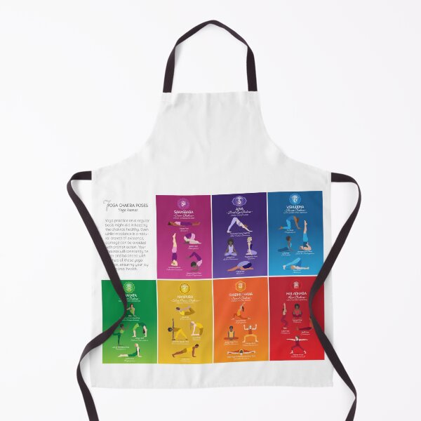 Item preview, Yoga (Asanas) Chakra Poses Poster Chart - 83L designed and sold by chakraplaza.