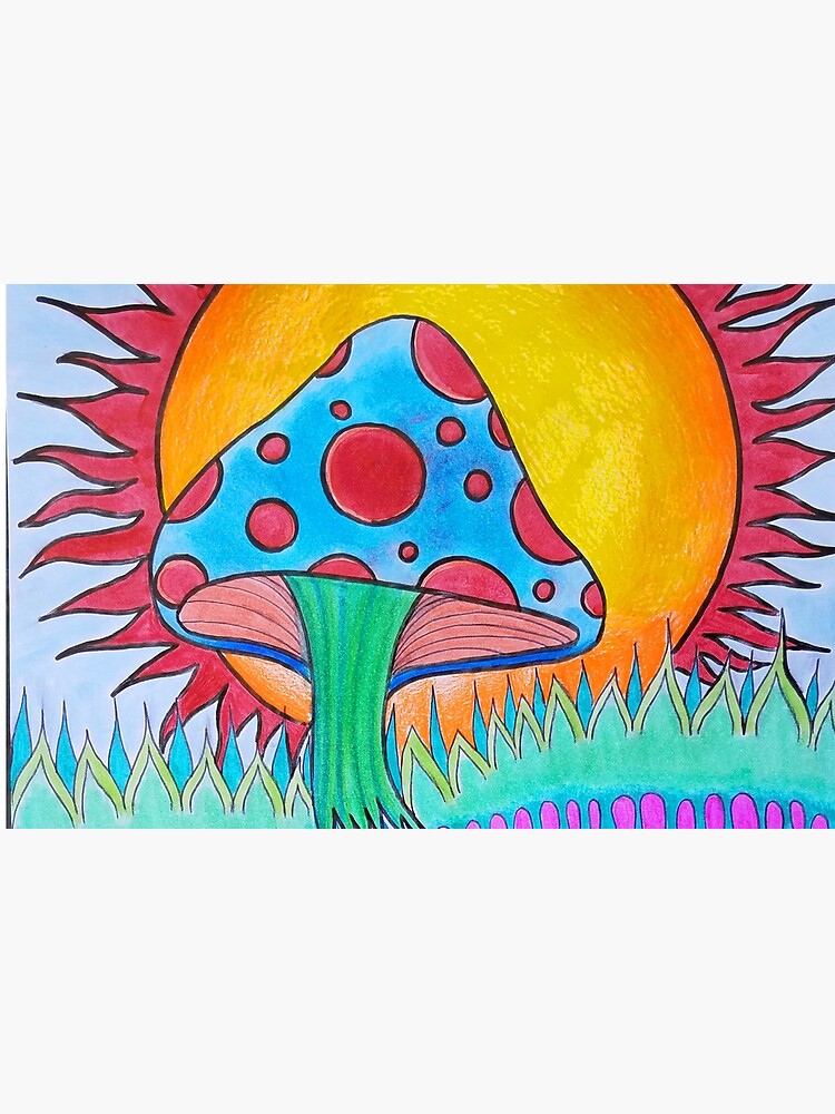 Skin Adhesive D Ordinateur Champignon Psychedelique Trippy Par Artbymeganbrock Redbubble