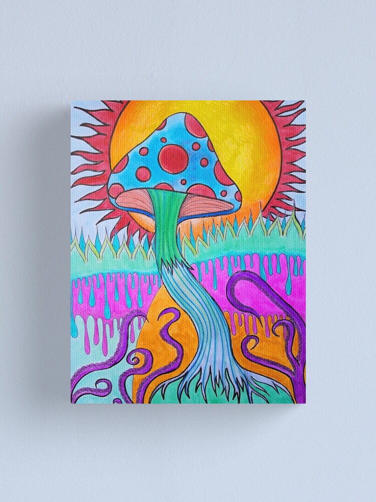 Trippy Mushroom Drawing Simple - Lainey Love