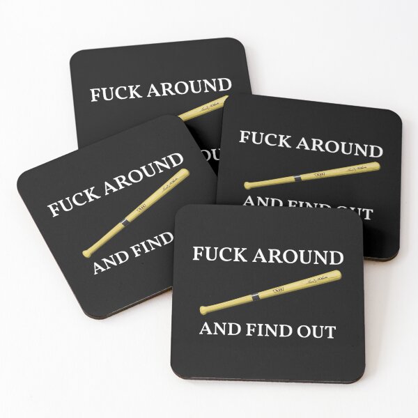 Item preview, FUCK AROUND AND FIND OUT  Baseball ¾ Sleeve        designed and sold by ModernEdge307.