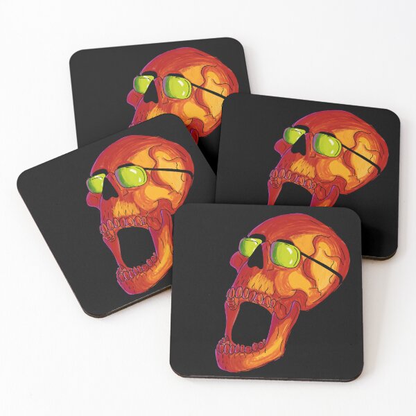 Item preview, Funky Red Skull designed and sold by Gibberish Goods.