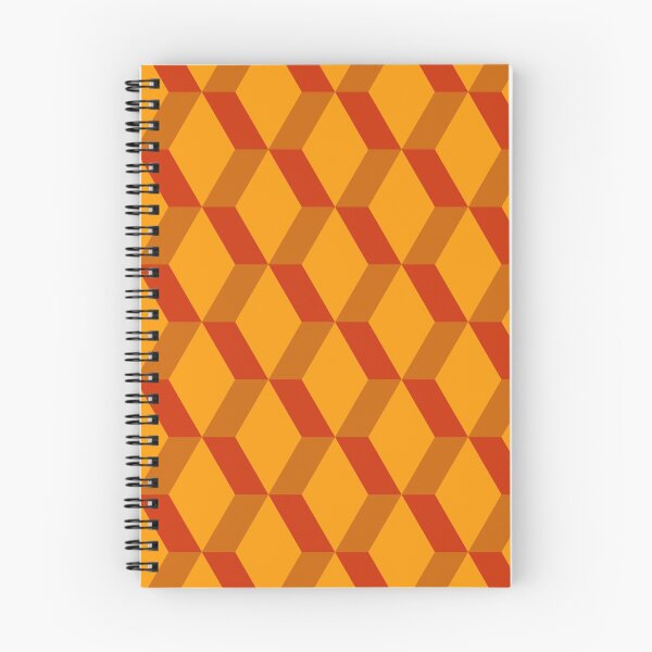 Aperçu de l'œuvre Orange Shades Diamond Pattern créée et vendue par uredian.