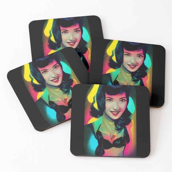 Item preview, Neon lights pin up bust designed and sold by StoneyPhenix.
