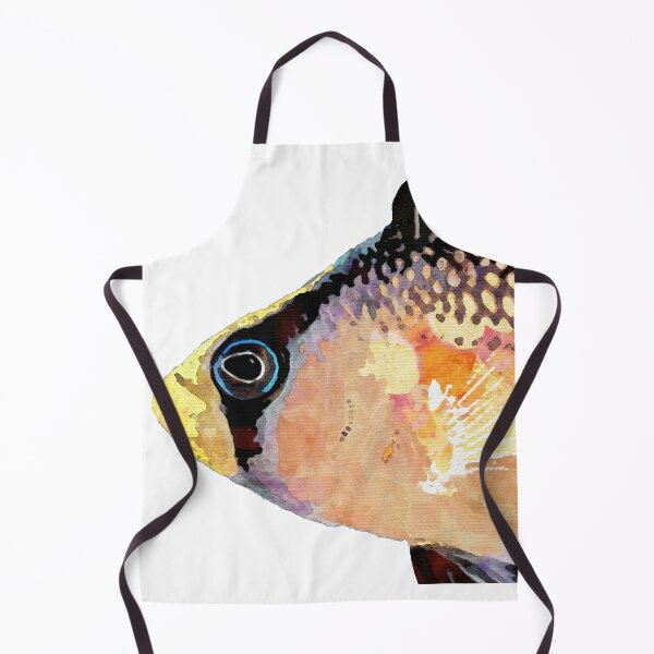 Item preview, Splendor Big Tropical Fish Head Art designed and sold by Sharon Cummings Art.