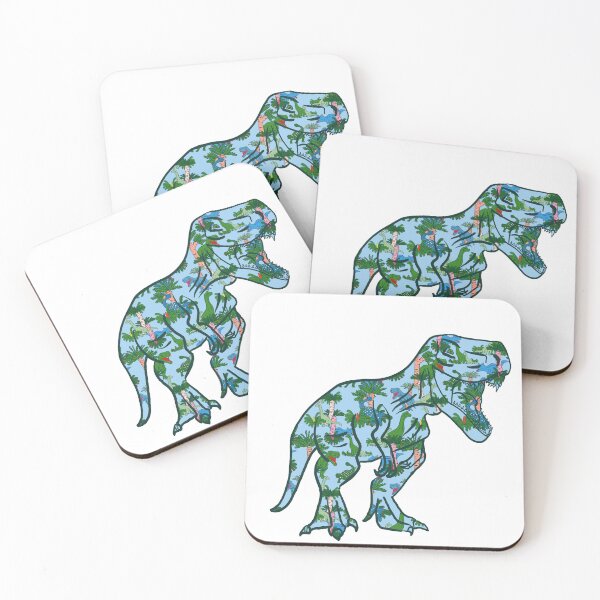Item preview, Dinos in dinos in blue designed and sold by Superdoodledo.