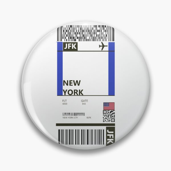 Item preview, New York Boarding Pass designed and sold by Bluesuiter.