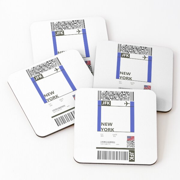 Item preview, New York Boarding Pass designed and sold by Bluesuiter.
