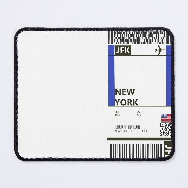 Item preview, New York Boarding Pass designed and sold by Bluesuiter.