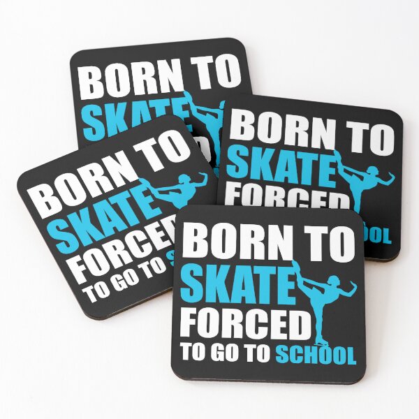 Item preview, Born to Skate Forced to Go to School designed and sold by TendyTees.
