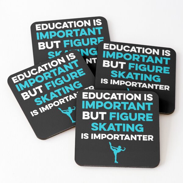 Item preview, Education is Important but Figure Skating is Importanter designed and sold by TendyTees.
