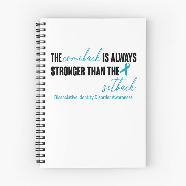 Item preview, Dissociative Identity Disorder Awareness - The Comeback is Always Stronger Than The Setback designed and sold by Robbsyn.