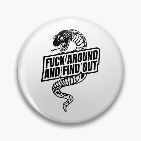 Item preview, FAFO Fuck Around and Find Out snake    designed and sold by NextdoorShirts.