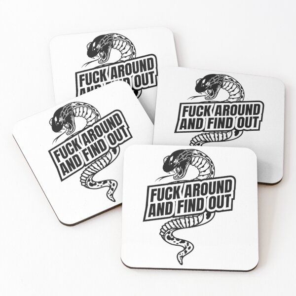 Item preview, FAFO Fuck Around and Find Out snake    designed and sold by NextdoorShirts.