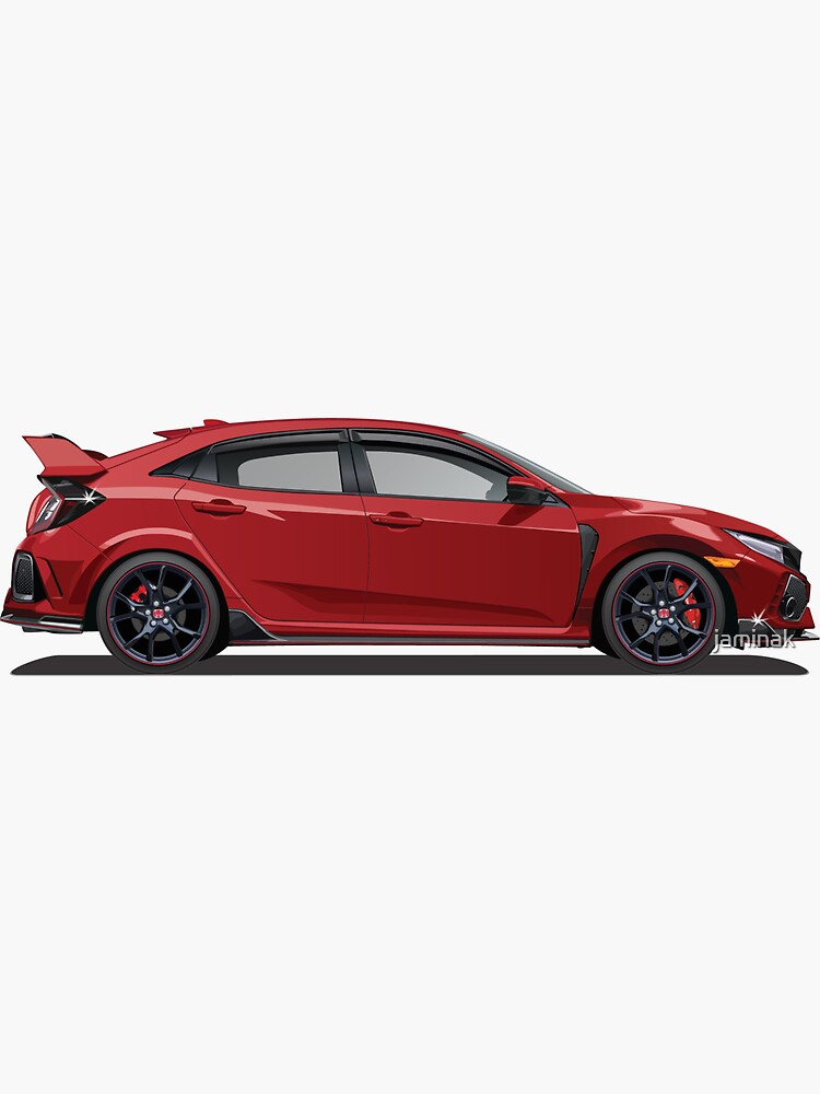 Civic Type R Sticker For Sale By Jaminak Redbubble 9372